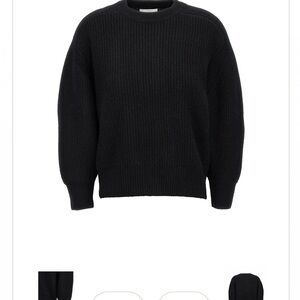 ISO: Loulou Studio Black Marcela cashmere crewneck